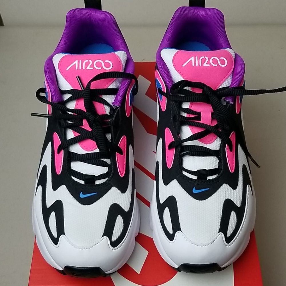 New Nike Air Max 200 White/Pink Women's Shoes - Picture 7 of 8